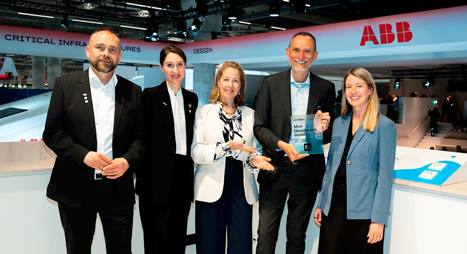 ABB ha recibido el premio BIMobject Award por la marca más descargada