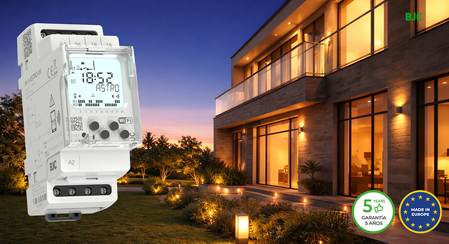 El nuevo temporizador digital programable de BJC está concebido para ofrecer máxima versatilidad en instalaciones profesionales