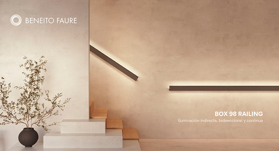 BOX 98 Railing se integra de forma totalmente natural en la propia barandilla
