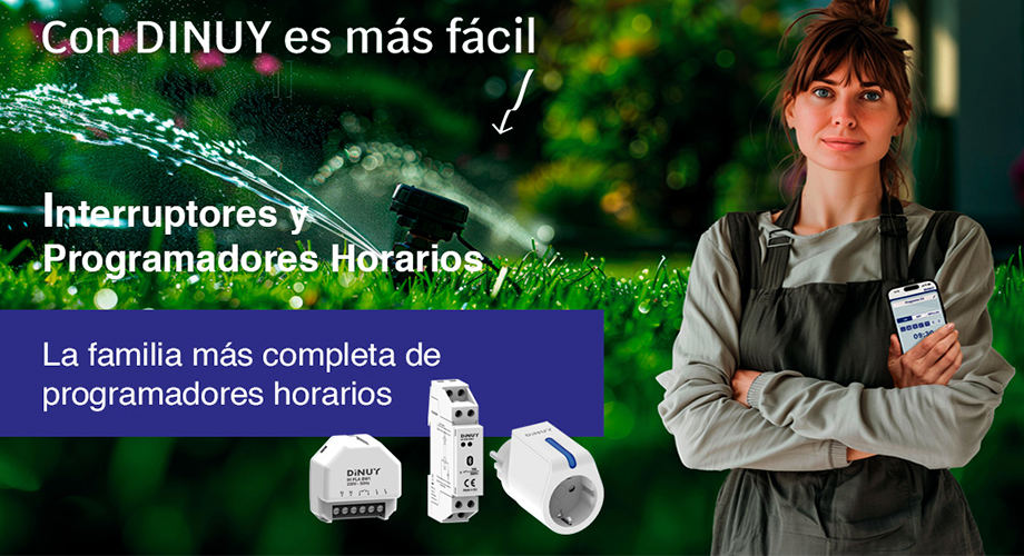 Programadores horarios sin pantalla de DINUY: tecnología invisible, control total