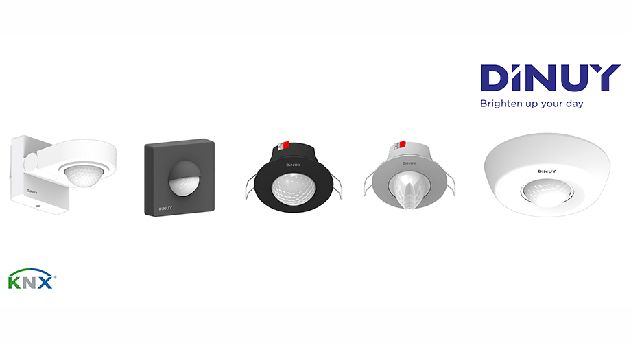 DINUY presenta sus nuevos Detectores de Movimiento y Presencia KNX