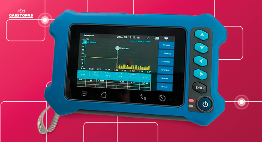 Mini OTDR, cuatro funciones de medición de fibra óptica en un solo equipo