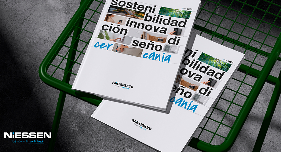 Niessen presenta su nuevo catálogo general presentando sus innovadoras soluciones para el interiorismo eléctrico, a la vez que redefine cómo la marca comunica su propuesta de valor