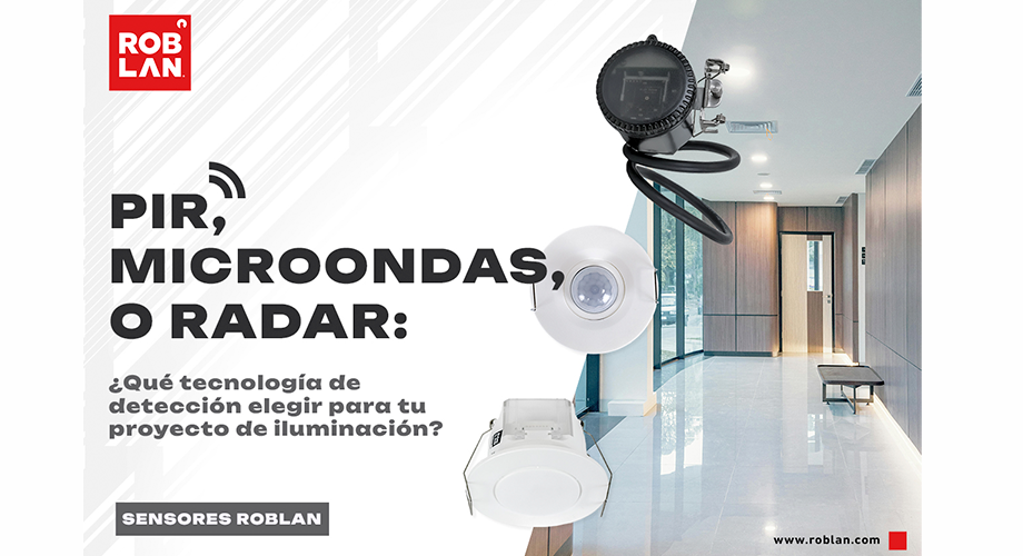 La iluminación eficiente no depende únicamente de utilizar luminarias LED de alto rendimiento. La capacidad de detectar correctamente cuándo un espacio está ocupado es igualmente importante para maximizar el ahorro energético
