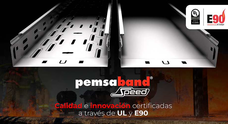 Pemsaband® Speed, la bandeja metálica de conexión rápida de Pemsa