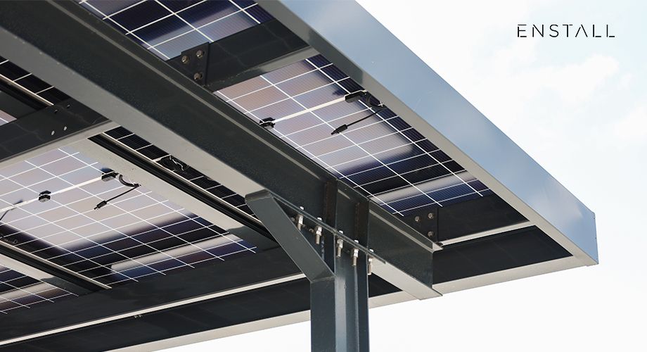 Puntos clave que Enstall como fabricante de carport solar considera en el proceso de diseño e instalación