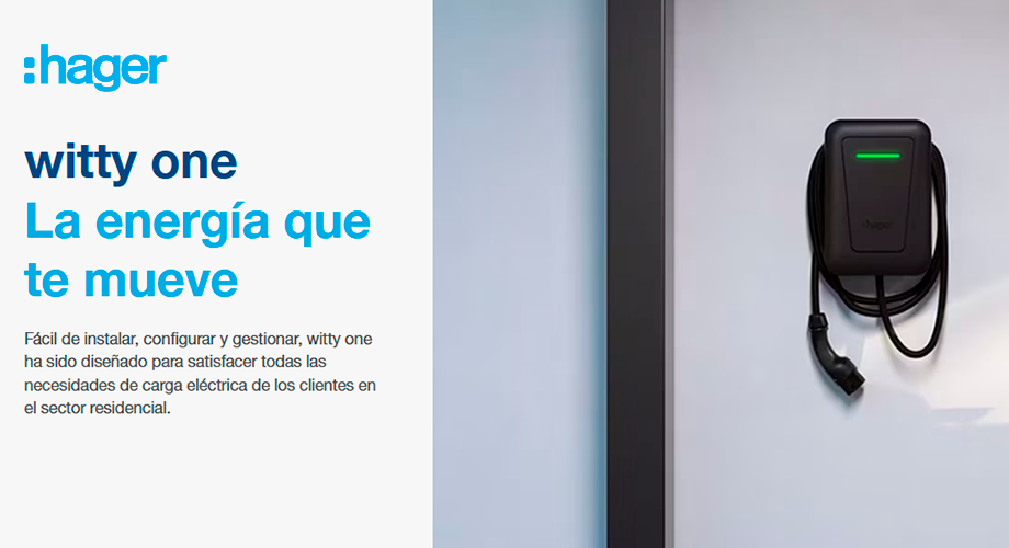 witty one de Hager el punto de carga para VE
