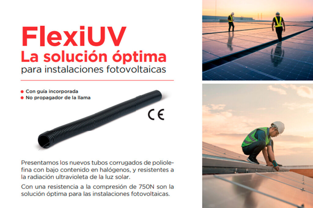 FlexiUV la solución óptima para instalaciones fotovoltaicas.